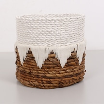 Didim Doğal Abaka 21x19 Cm Saksılık & Saklama Düzenleme Beyaz