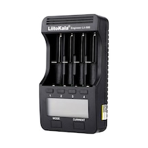 Kangvka Liitokala Lii-500 Dörtlu Akıllı Şarj Cihazı, Otomatik Akü Algılama, Lcd Ekranlı, Li-ion/ni-mh Uyumlu, Tekli Kasa