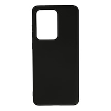 Samsung Galaxy S20 Ultra Kılıf Nano İçi Kadife Silikon - Siyah Diğer