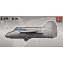 Rocket Powered Research Aircraft Dfs-194 Pm Model Roket Motorlu Uçak Demonte Plastik Maketi