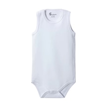 Gaye Bebe Beyaz Askılı Body Zıbın 2-7 Yaş Çocuklar İçin 1 Adet Alttan Çıtçıtlı Özel Gereksinimli Çok Renkli