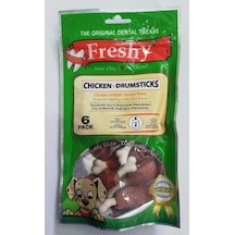 Freshy Tavuk Butları Tavuk Etiyle Sarmalanmış Kalsiyum Kemikleri Köpek Ödülü 90 G