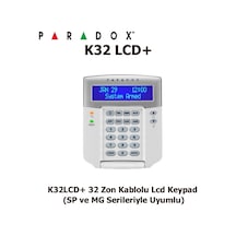 Paradox K32Lcd+ 32 Zon Kablolu Lcd Keypad (Sp Ve Mg Serileriyle