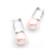 İncili Küpe - Pembe Pembe