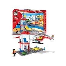 Blocki My Fire Brigade İtfaiye Helikopter Pisti 129 Prç. Kb0812