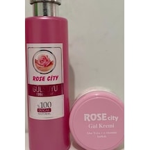 RoseCity 380ML Gülsuyu Alana 85ML Aloevera gül Krem Hediye