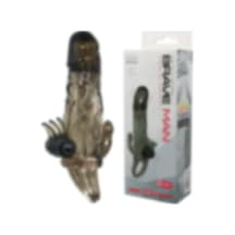 Lilitu Shop Pretty Brave 4 CM Uzatmalı Anal Vajinal Uyarıcılı Titreşimli