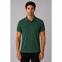 Parshey Regular Fit %100 Pamuk Polo Yaka Yarım Kollu Basic T-shirt Çok Renkli