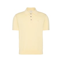 Calvin Klein Ss Supıma Cotton Pol, Zrk, S Sarı Erkek T-shirt