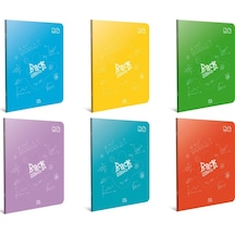 Gıpta Back Tel Dikiş Pp Kapak Defter A4 80 Yaprak Kareli 6'lı