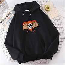 Süper Dragon Ball Kapşonlu Sweatshirt 001