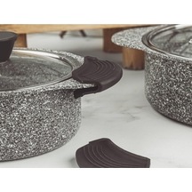 Tutacak Tutmaç Silikon Tencere Tava Tutacağı 9x4 Cm A Kalite Bir Çift Siyah Renk Diğer