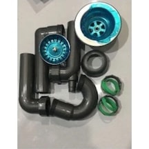 Be Round 1b Eviye Sifon Takımı Giderleri Gri