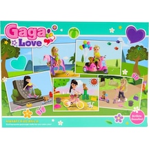 Gaga Love ve Köpeği Motosiklet Gezisi Pembe