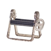 Siyah Sıkacağı Banyo Diş Macunu Dönebilen Saplı Haddeleme Diş Macunu Koltuk Tutucu Standı Organizatör Tezgah Tüpü Siyah