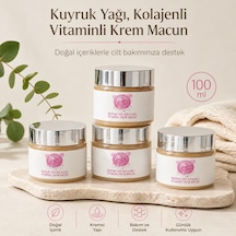 Kuyruk Yağı Ve Kolajen İçerikli Bitkisel Krem Macun 100 Ml Vitamin Destekli Cilt Bakım Kremi