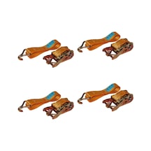Safeset Sg-40 35mm 1,5 İnç Spanzet 6 Mt 1000-2000dan 8 Mm Çift J Kanca 1.1 Yük Gerdirme Halatı 2