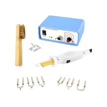 Class ZD-8905 New Isı Ayarlı Ahşap Yakma Makinesi 6X Gölgeleme Uçlu Set + Tel Fırça