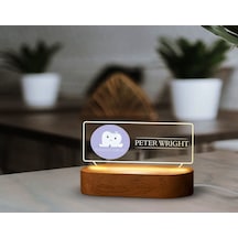 Bk Gift Kişiye Özel İsimli Diş Hekimi Temalı Led Işıklı Akrilik Masa İsimliği-4, Ofis Dekoru, Mesleki Hediye, Ofis Hediyeleri Kobitmeyen137968 Bk Gift