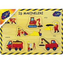 Ahşap Tutmalı İş Makineleri Puzzle