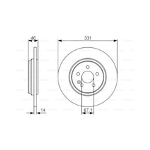 Mercedes Ml Serisi 163 Ml320 3.2 1998-2003 Bosch Arka Disk 2 Adet
