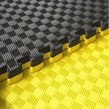 Ges Medikal Kalınlık Tatami Sarı Siyah 100 x 100 26 MM Çok Renkli
