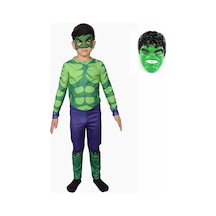 Sedirli Maskeli Hulk Çocuk Kostümü 2 Maskeli (473047753) Çok Renkli