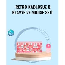 Bluetooth Klavye Ve Mouse Kombinasyonu Usb Alıcılı Kompakt Uzun Ömürlü Diğer