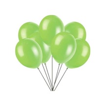Açık Yeşil Metalik Balon 20 Adet Diğer