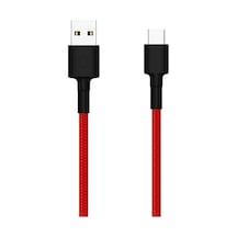 Xiaomi Örgülü Usb Type C Kablo, Kırmızı 100cm Belirtilmemiş
