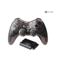 2.4g Ps1 Ps2 Ps3 Pc Android Tv Tv Box Android Telefon Uyumlu Titreşimli Kablosuz Joystick Siyah