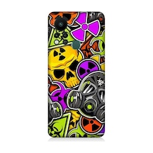 İnfinix Hot 11s Uyumlu Radyasyon Ve Maskeler Desenli Silikon Kılıf
