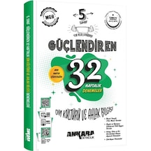Ankara 2026 5. Sınıf Din Kültürü Güçlendiren 32 Haftalık Deneme Güncel Müfredat