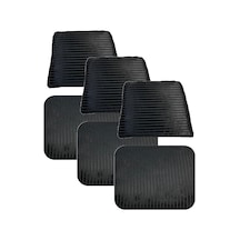 Knsz minder seti 3 lü zng&mğr&uslu siyah çizgili kumaş tel bar sandalyesi oturma ve sırt minderi set