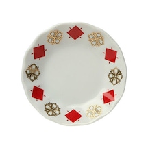 Porland Yonca Kırmızı Çay Tabağı 11 cm
