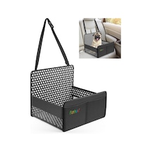 Funadd Breathable And Foldable Pet Dog Car Basket Anti-dirty Water-proof Pad Black