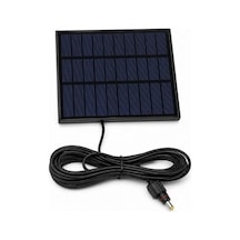 Dış Mekan Su Geçirmez Solar Panel Güvenlik Kamerası Şarj Paneli Güneş Enerjisi 14 X 12 Cm Besleme Kablolu Dc Uç