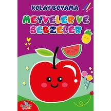 Kolay Boyama - Meyve ve Sebzeler- Sancak Çocuk