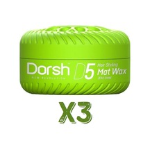 Dorsh Saç Şekillendirici Wax Mat Wax D5 150 Ml 3 Adet