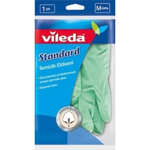 Vileda Standart Temizlik Eldiveni Orta Boy Yeşil M