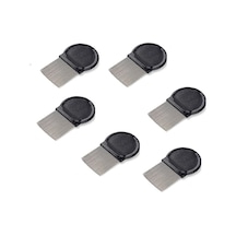 Lionesse 58 Bit Tarağı Metal Siyah X 6 Adet