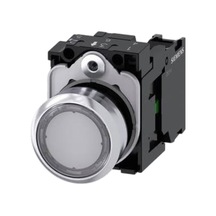 Siemens 3su1150-0ab70-1ba0 - 22mm Metal Renksiz 1no Yay Dönüşlü Buton