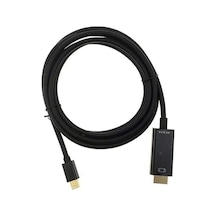 Mini Displayport To Hdmı Kablo 4k Uhd 1080p Destekli, Tak Çalıştır, Ses Ve Görüntü Aktarım Adaptörü, Laptop Monitör Tv Bağlantısı İçin Dönüştürücü Kablo 1.8 Metre Zr167