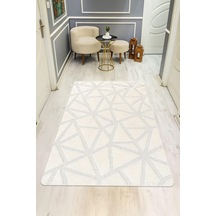 Parlak Kadife Kumaş Dijital Baskı Modern Desenli Dot Kaymaz Tabanlı Halı H1076 Renkli