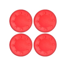 Desenli Sony Ps5/ps4/ps3 Analog Koruyucu Silikon Pad-step Model Kırmızı