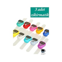3 Adet Yüzük Zikirmatik Karışık Renk