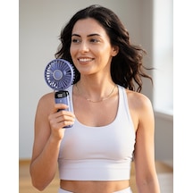 Mini Fan 5 Kademeli Taşınabilir Güçlü Üfleme Kapasiteli