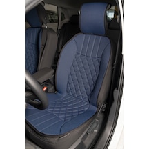 Dacia Sandero Lüx Oto Koltuk Minderi Ön 2'li Set Elegance Serisi Mavi