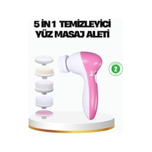 5 İ 1 Arada Yüz Temizleme Cihazı Masaj Fırça Peeling Ve Krem Uygulama Aparatlı