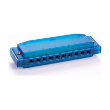 Hohner M5252 Translucent Harp Mavi Mızıka Do Majör